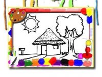Colorful Home Art Studio