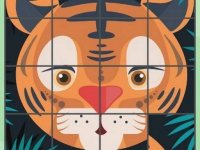 Animal Puzzle Rotation Challenge