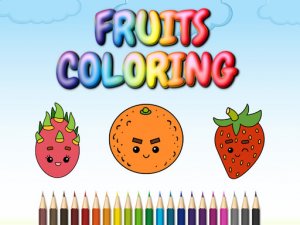 Fruit Art Coloring Puzzle