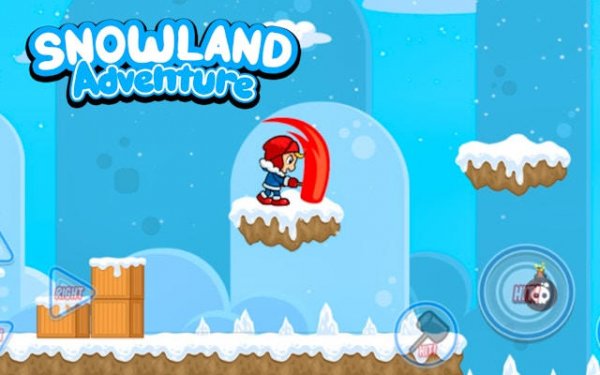 Snowy Peak Explorer Platformer