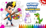 Animal Alphabet Coloring Book