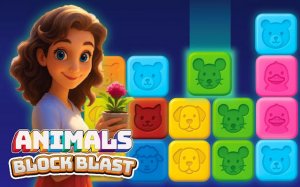 Animals Block Blast Puzzle Game Online - Animal Puzzle Game