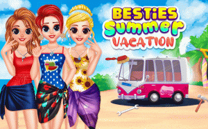 Besties Summer Vacation: Princess Beach Trip