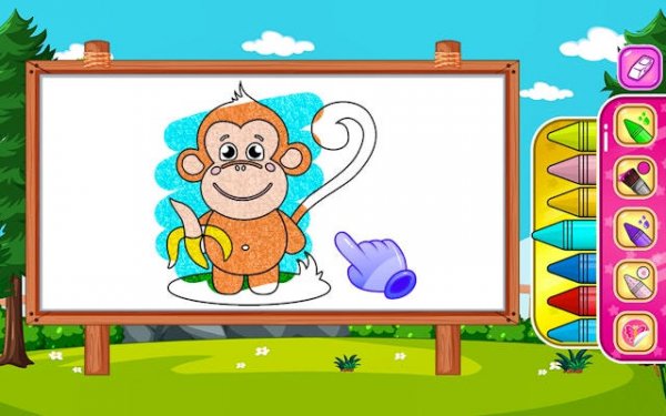 Glitter Coloring for Kids - Sparkling Art Game