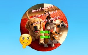 Round Canine Picture Puzzle