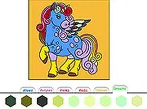 Unicorn Coloring Book Online Game Coloring Game